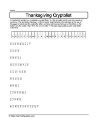 Thanksgiving Cryptolist #12